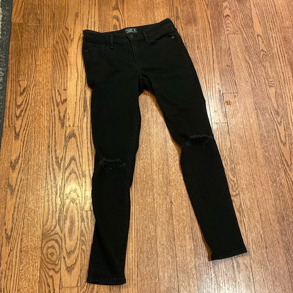 Abercrombie & Fitch Denim - Skinny black jeans